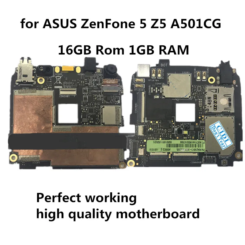 Материнская плата для Asus Zenfone 5 Z5 A501CG материнская плата 16 Гб ПЗУ 1 ГБ ОЗУ логическая плата схемы Аксессуары Связки