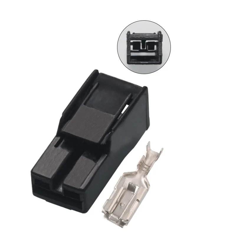 

10sets 1pin 6.3mm auto wiring harness plug electric cable female connector DJ70110-6.3-21