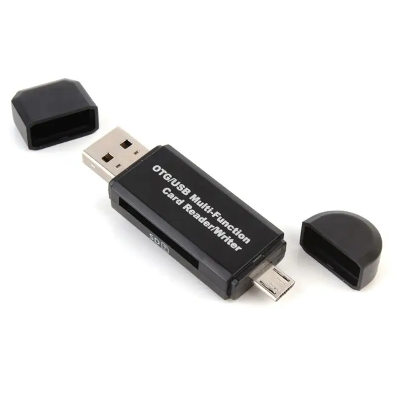 Устройство для чтения карт памяти USB 2,0 Micro OTG SD/SDXC TF кард-ридер адаптер для компьютера
