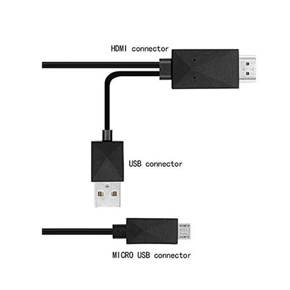 Универсальный 1,8 м 1080P HD ТВ Кабель-адаптер Android к HDMI 11pin 5pin интерфейсный кабель для MHL 5PIN 11PIN samsung S4 S5 NOTE htc LG