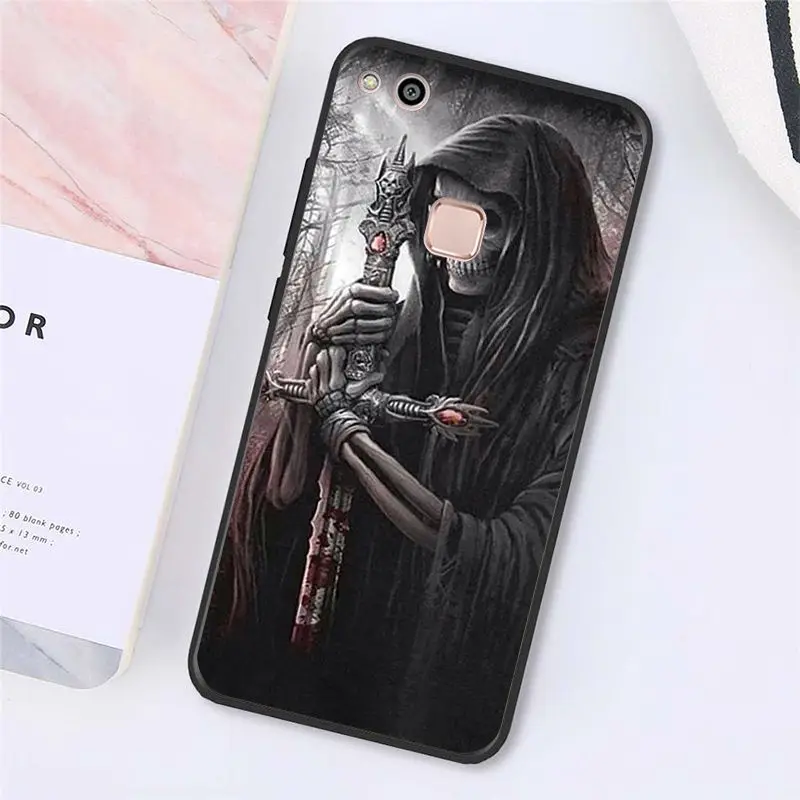 Death Prayer Grim Reaper Skeleton Skull