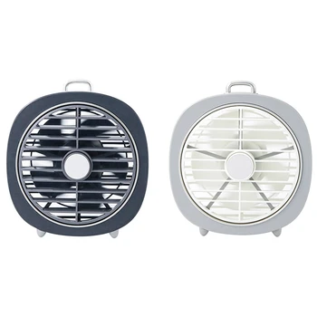 

Personal Desk Fan Degree Rotation 3 Speeds Mini Size Desktop Table Protable Fan With Usb Rechargeable Powerful Wind Quiet Operat