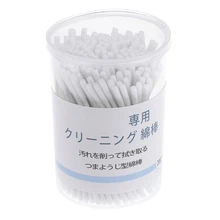 200pcs/Box Double Head Cotton Swab Nose Ears Cleaning Care Tools Disposable Buds Cotton Applicator Daily Use Soft Women Makeup T