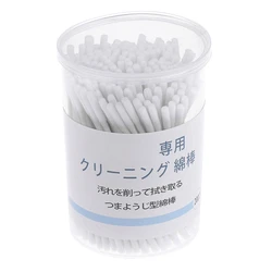 200pcs/Box Double Head Cotton Swab Nose Ears Cleaning Care Tools Disposable Buds Cotton Applicator Daily Use Soft Women Makeup T