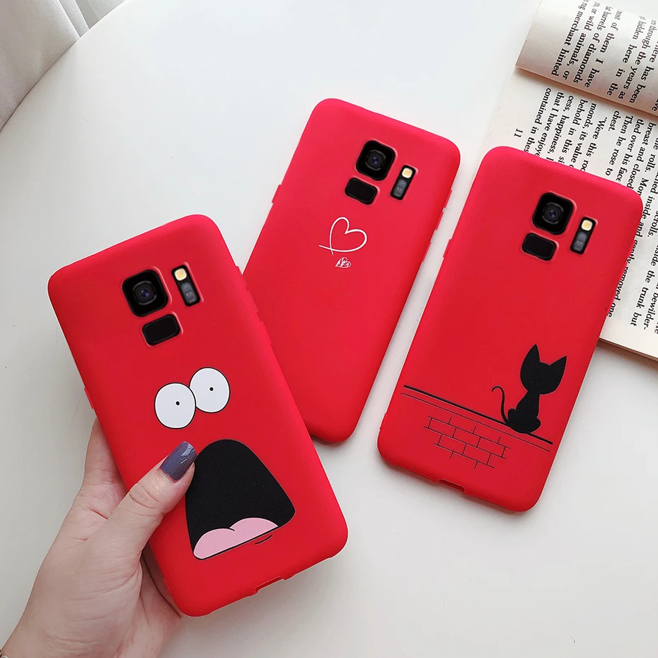 Чехол для Samsung S9 S 9 Plus мягкий силиконовый милый бампер защитный чехол Galaxy |