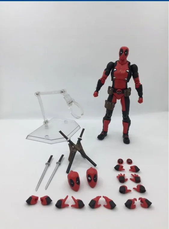 

MAFex 082 Marvel X-MAN DeadPool Super Hero PVC Action Figure Model Toys