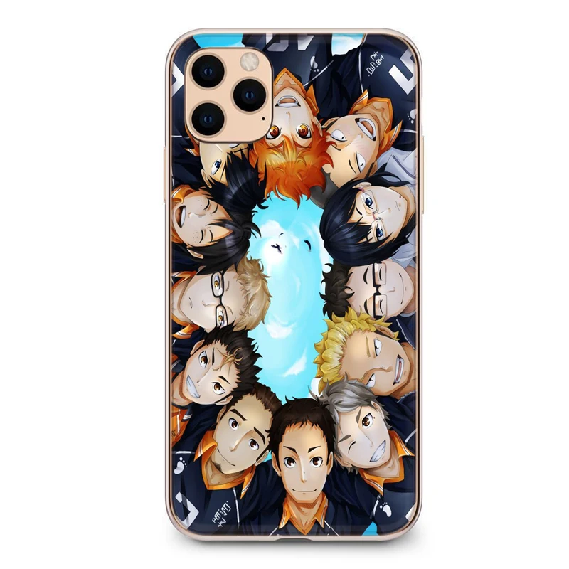 Haikyuu Hinata attacks Anime TPU Soft TPU Silicone Phone Case For iPhone 12 11 Pro X XS MAX 6 7 8 Plus XR 2020SE Fundas Coque