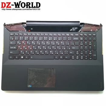 شراءجديد/orig Palmrest العلوي مع الروسية الخلفية لوحة المفاتيح لوحة اللمس لينوفو Ideapad Y700-15ISK Y700-15ACZ C غطاء 5CB0K25556