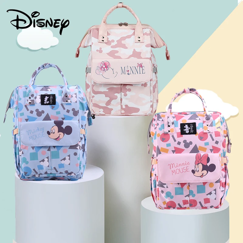 Disney Mickey Mouse USB Baby Diaper Storage Bag Large Capacity Stroller Waterproof Travel Multifunction New | Мать и ребенок