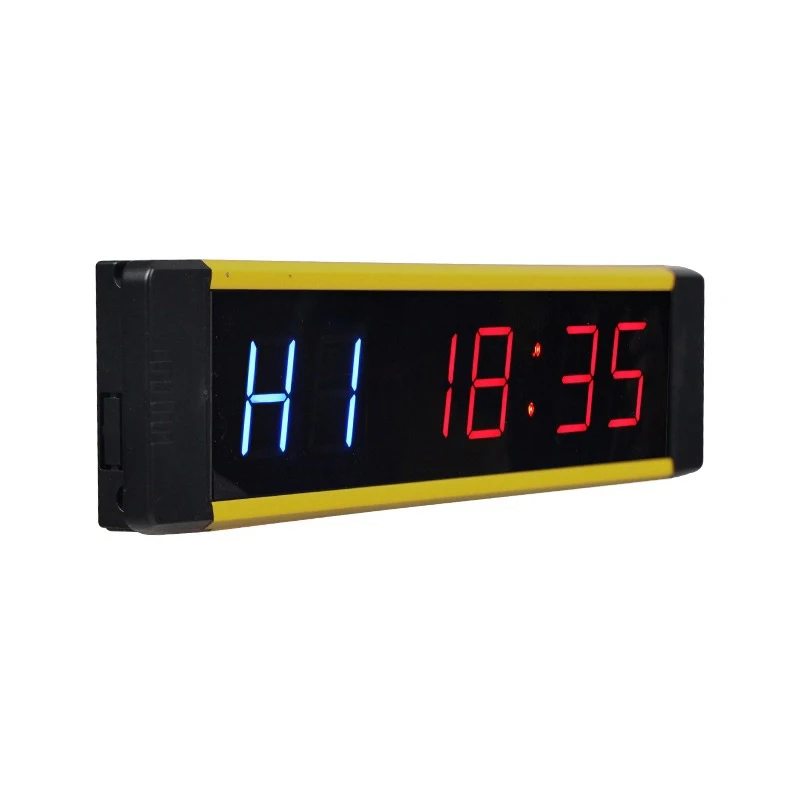  1'' Portable Led Electrical Mini Crossfit Timer Digital Wall Clock Gym Timer With Countdown/Count U - 4000107352958