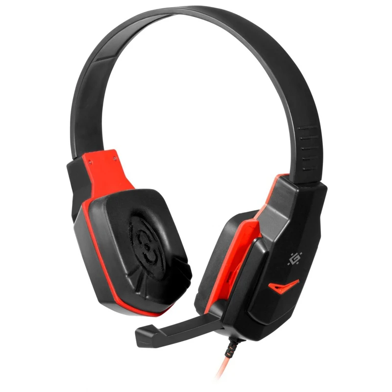 Гарнитура Defender Warhead G 320 black/red проводная 20 20000 Гц 32 Ом 94 дБ 16000 48 2x mini jack 40 мм|Наушники