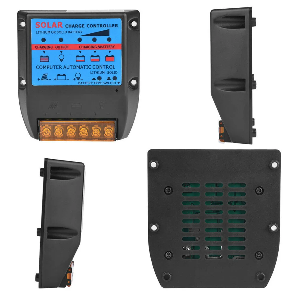 10/20 Вт, 30 Вт/40/50A PWM Панели солнечные регулятор заряда аккумулятора 12 V/24 V Авто отслеживания фокуса IM0 S7#5