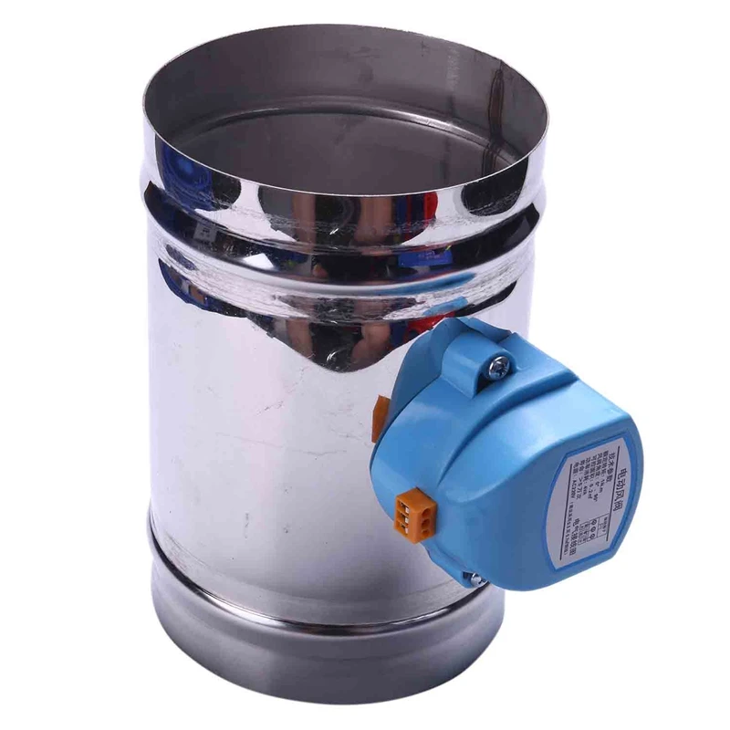 125mm stainless steel air damper valve HVAC electric duct motorized for 5 inch ventilation pipe 220V | Игрушки и хобби