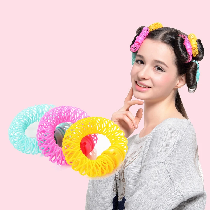6/8pcs Magic Hair Bendy Curler Spiral Curls Roller Donuts Curl Hair