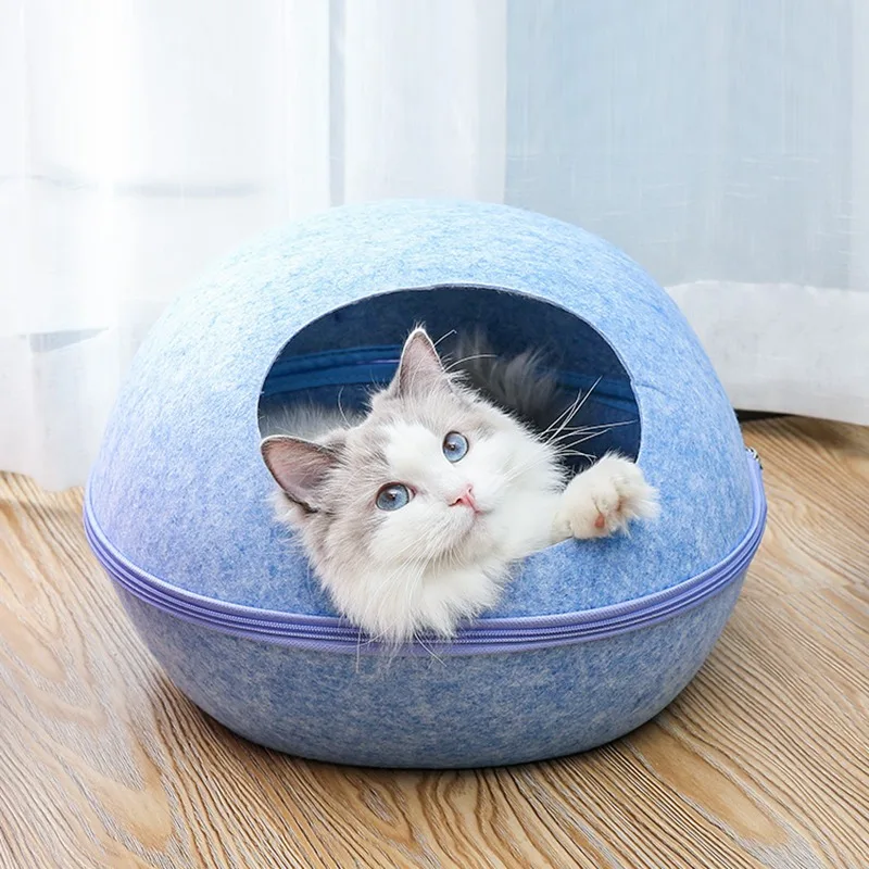 Новое поступление кошачья кровать в форме яйца гнездо для щенка котенка дышащий