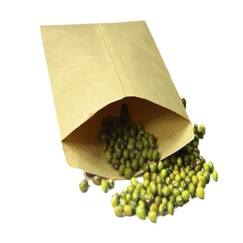 

100PCS Kraft Paper Bag Coin Packets Envelopes Kraft Bag for Biscuits Snack Envelope Packaging Party Gift 12*20cm