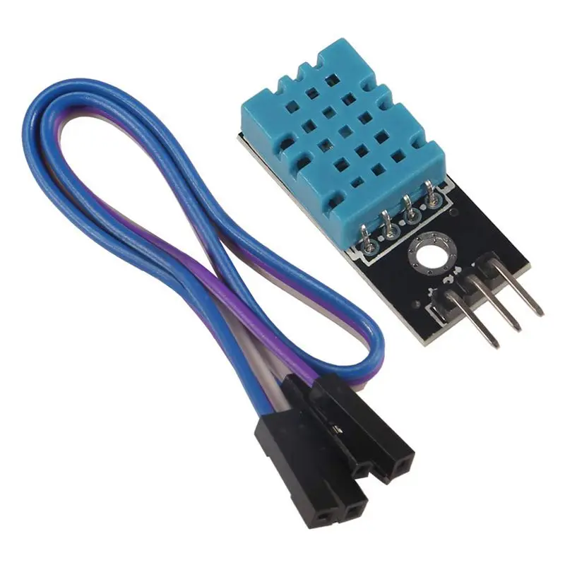 Modulo Sensore Di Umidità Della Temperatura Dht11 Bus Singolo Digitale 3.3V-5V Con Cavi Jumper Per Raspberry Pi