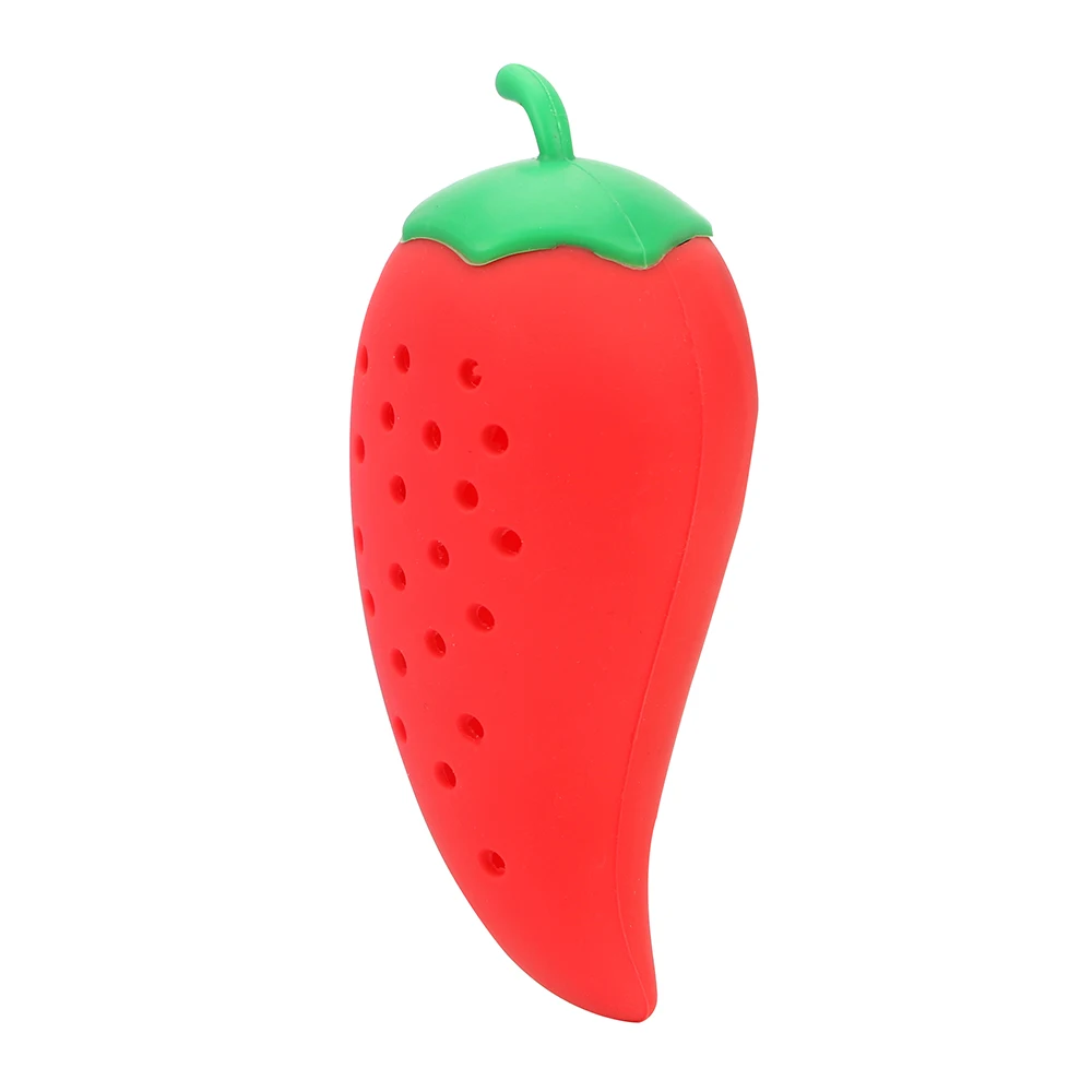 Chilli форма креативный сито для чайных листьев Фильтр Инструменты Силиконовые приправа мешок сито для приправ кухонные инструменты