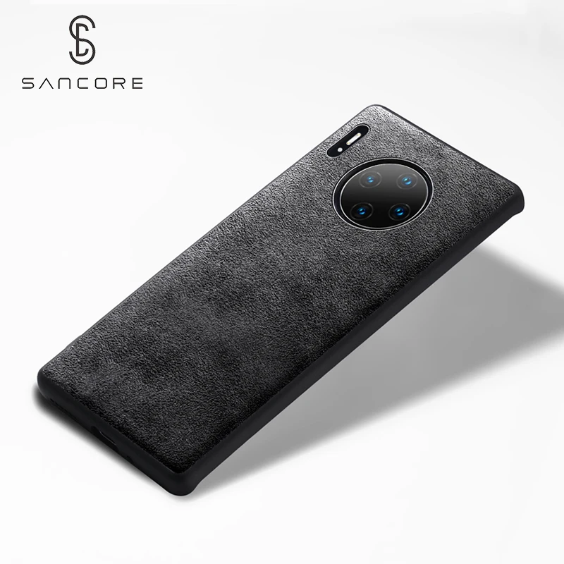 SanCore чехол для телефона для HUAWEI Mate30/Pro Чехол ALCANTARA Кожаный Модный чехол из ТПУ в деловом стиле для телефона Роскошный чехол для телефона