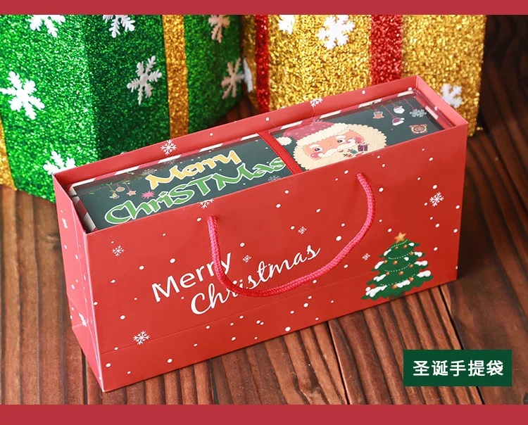 Christmas Cake Three-piece Towel Gift Box Pure Cotton Small Square Towel Christmas Gift