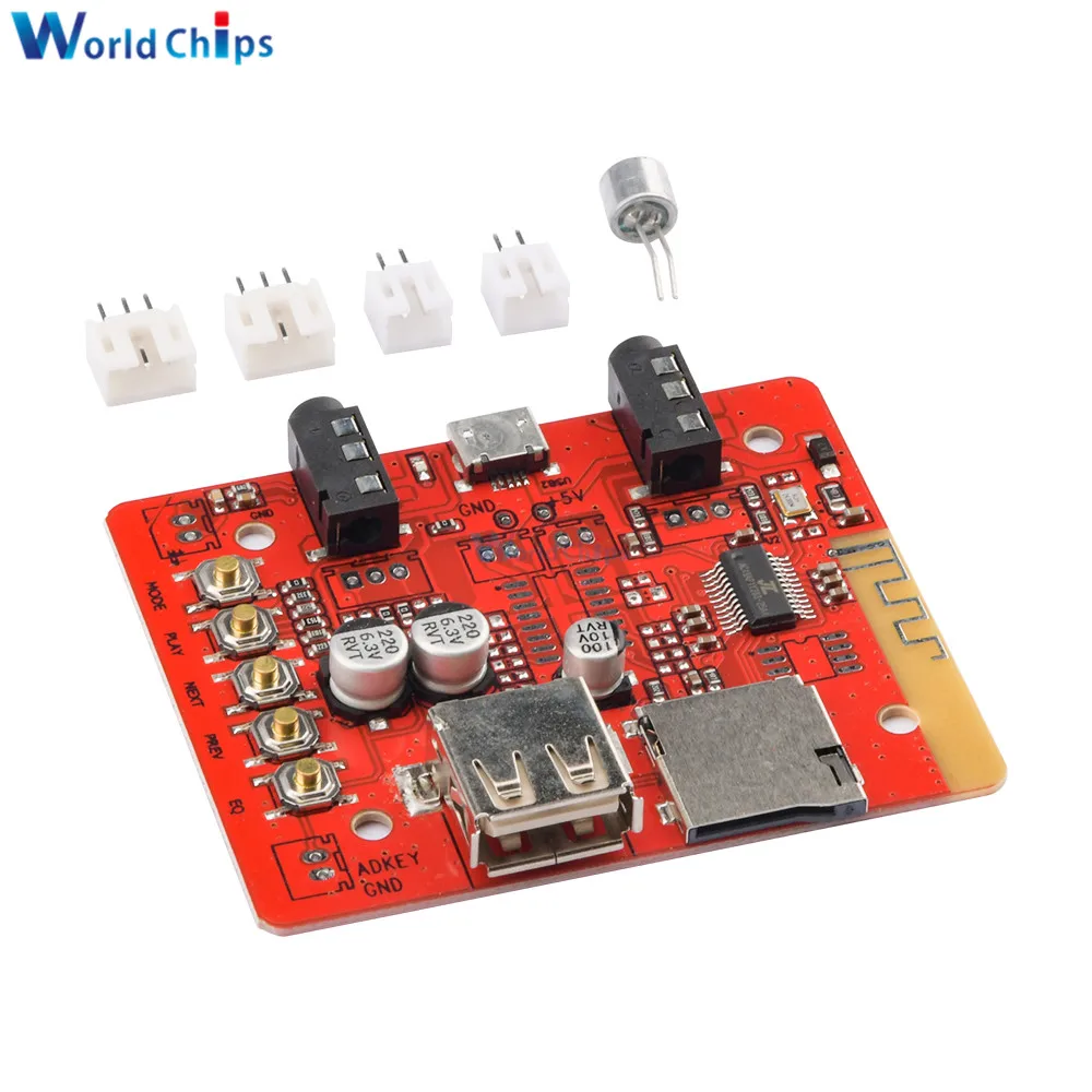 5V Wifi Wireless Bluetooth Audio Receiver Board Module For Automotive