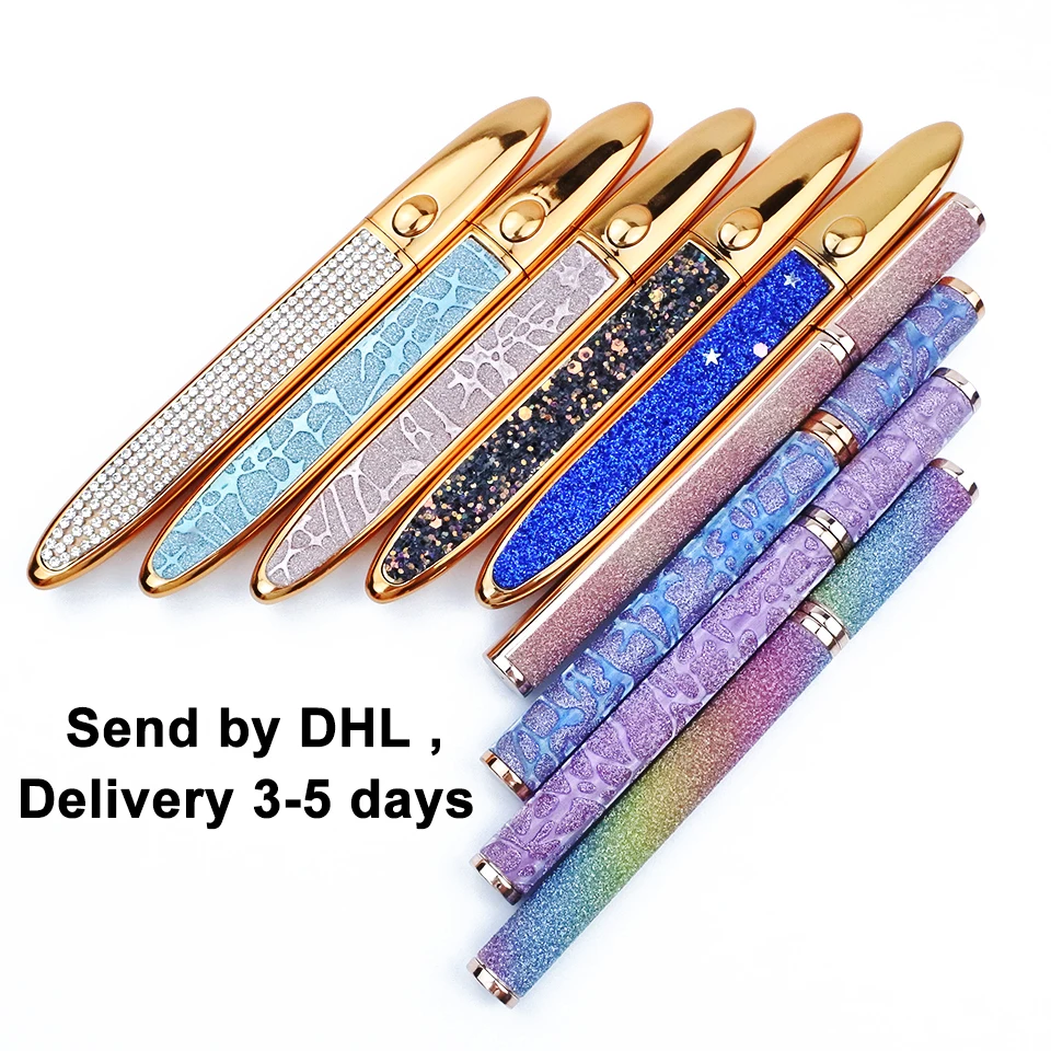Wholesale Cosmetics Eye Liner Long-lasting Makeup Liquid Eyeliner Glue Black Eyeliner Lash Glue Pen 4
