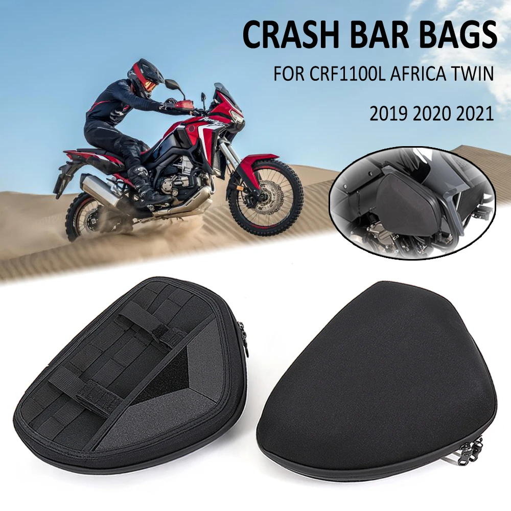

Motorcycle Frame Crash Bar Bags Tool Placement Travel Bag Toolkit FOR HONDA CRF 1100 L CRF1100L CRF 1100L AFRICA TWIN 2019-2021