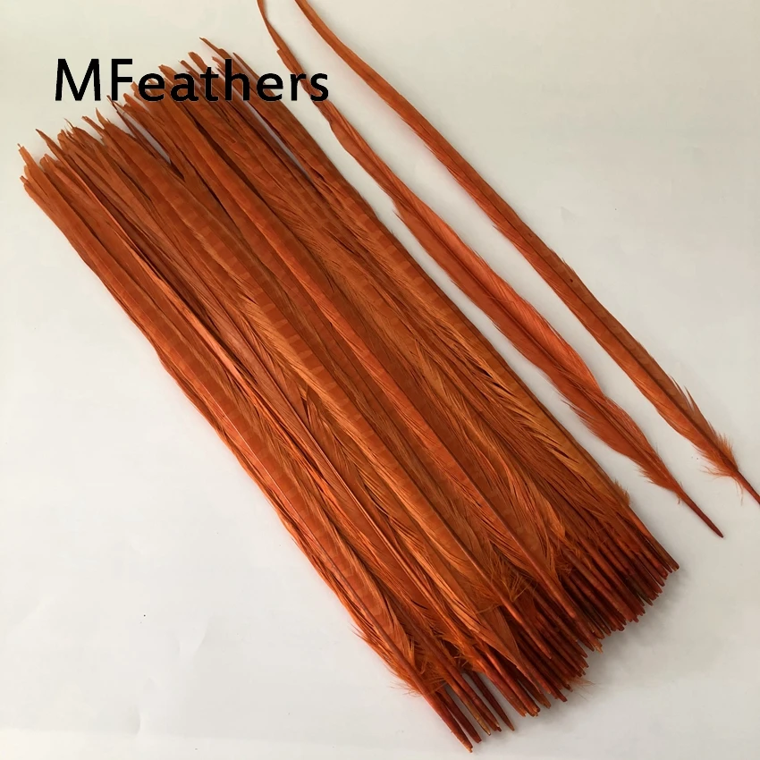 MFeathers 100 шт яблоко зеленое окрашенное Ringneck перо фазана 50-55 см 20-2" натуральный леди Амхерст хвосты фазана оперение карнавал