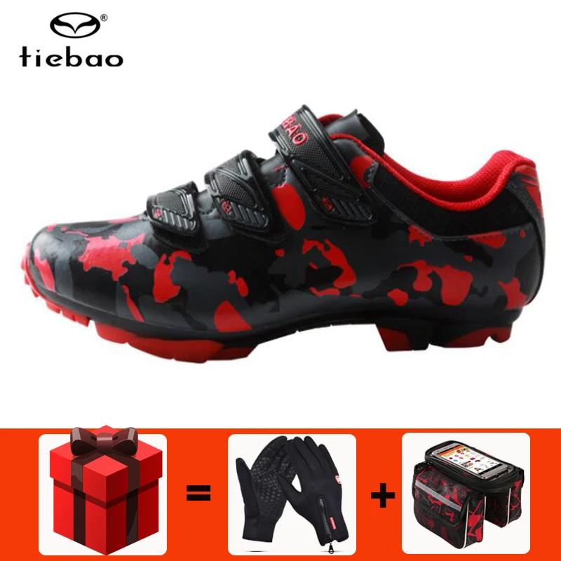 TB35-B1719-1 Tiebao Мужская обувь для велоспорта sapatilha ciclismo mtb chaussure vtt, кроссовки для горного велосипеда, гоночного велосипеда, Уличная обувь суперзвезды - Цвет: TB35-B1719-1
