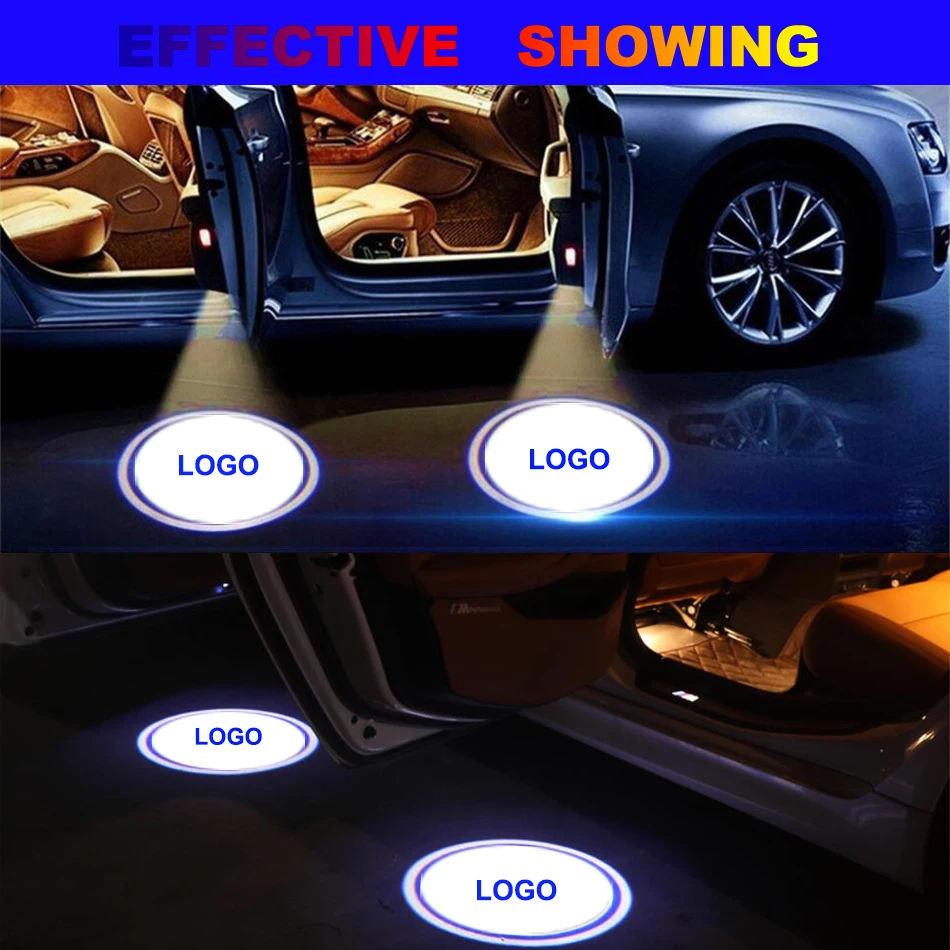 Светодиодный светильник-проектор для двери автомобиля, Luces Para, автоматический салонный лазерный светильник с логотипом, аксессуары для Dodge charger Avenger Magnum