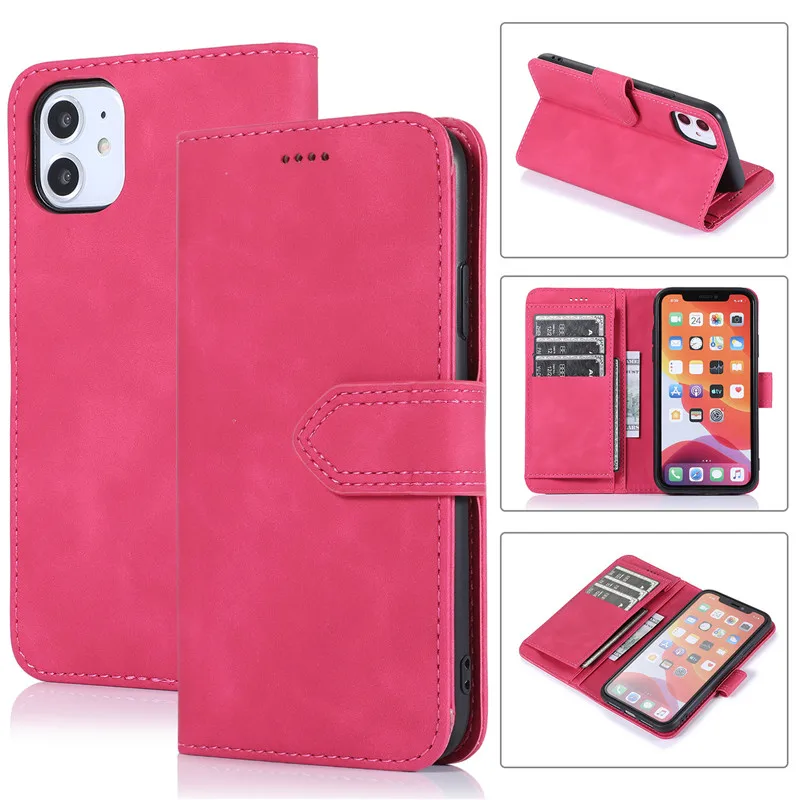 Для iPhone 11 Pro X Xs max XR Роскошный кожаный флип-кошелек держатель для карт чехол для iPhone 8 7 6s Plus сумка для телефона многофункциональный чехол