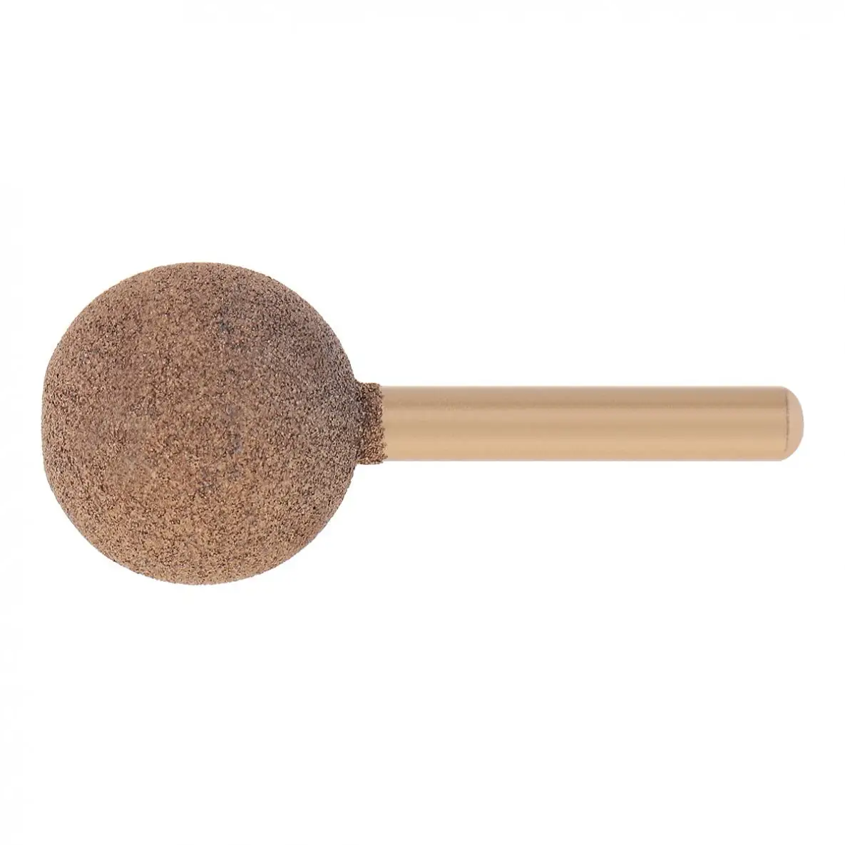 

1 Piece 6 Handle Brazed Diamond Grinding Head 25mm 100# Fine Sand Stone Carving Ball-Shaped for Polishing Metal / Wood Tools
