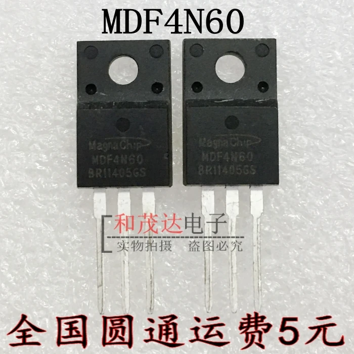5 шт./4N60 MDF4N60 4A600V TO-220F TO220F