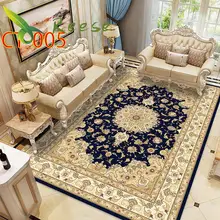 Традиционный европейский стиль мягкий ковер для гостиной моющийся безопасный ковер для спальни ковер для офиса ванной комнаты нескользящий противообрастающий