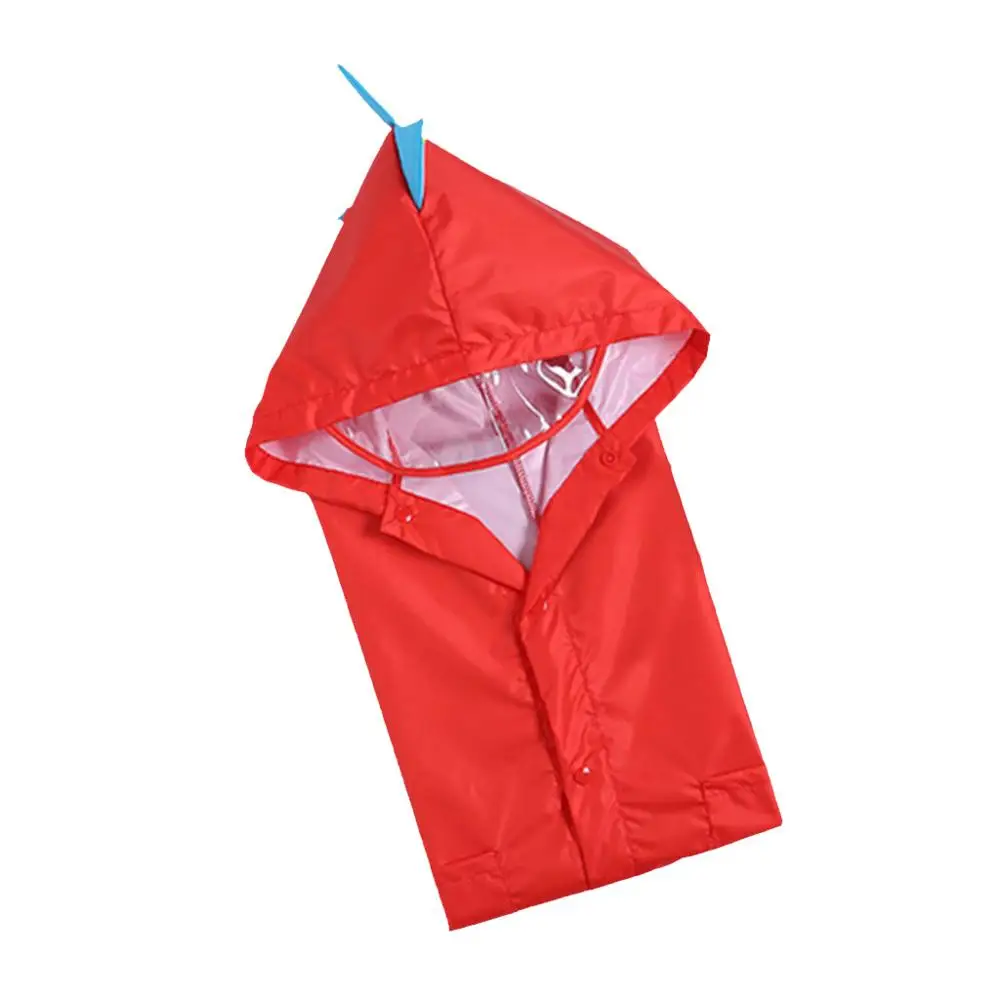 raincoat Синий детский креативный плащ-дождевик с динозавром из мультфильма, детский дождевик, дождевик для детского сада и студента, плащ-дождевик capa de chuva@ 30 - Цвет: raincoat