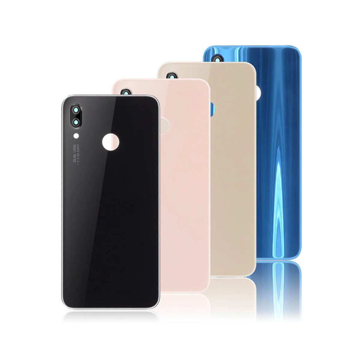 Huawei P20 Lite задняя крышка для батареи со стеклянной крышкой с объективом камеры huawei