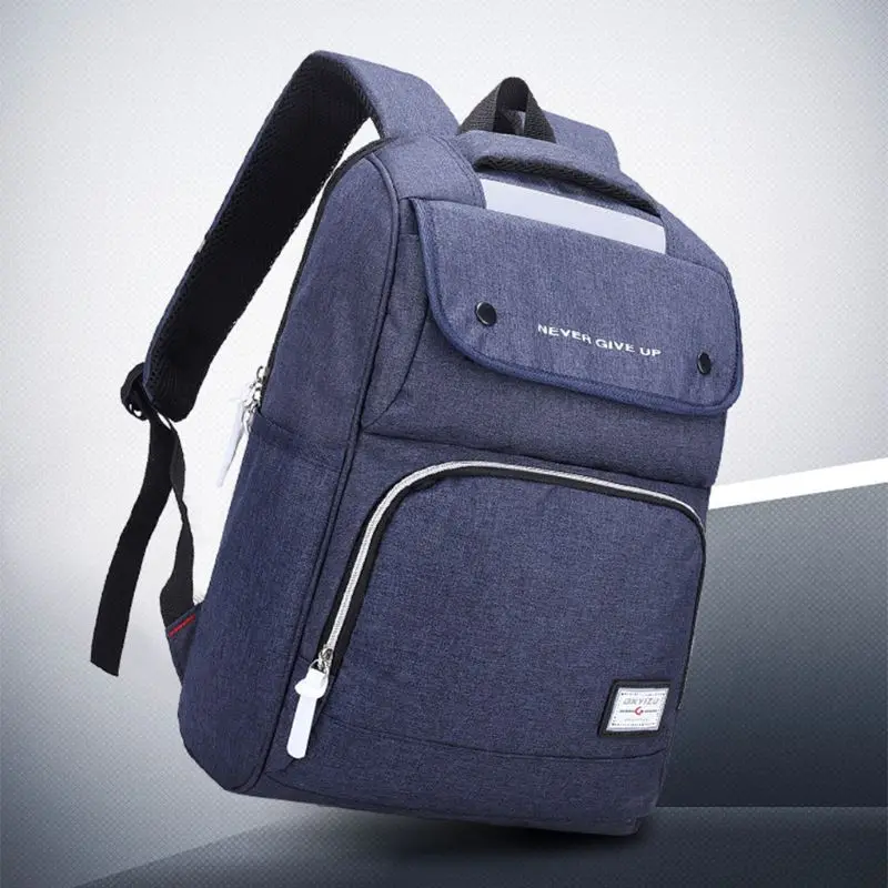 

Men's Fashion Backpack School Travel Rucksack with USB Charging Port Reflective Strip Laptop Daypack Bookbags Teenagers F42A
