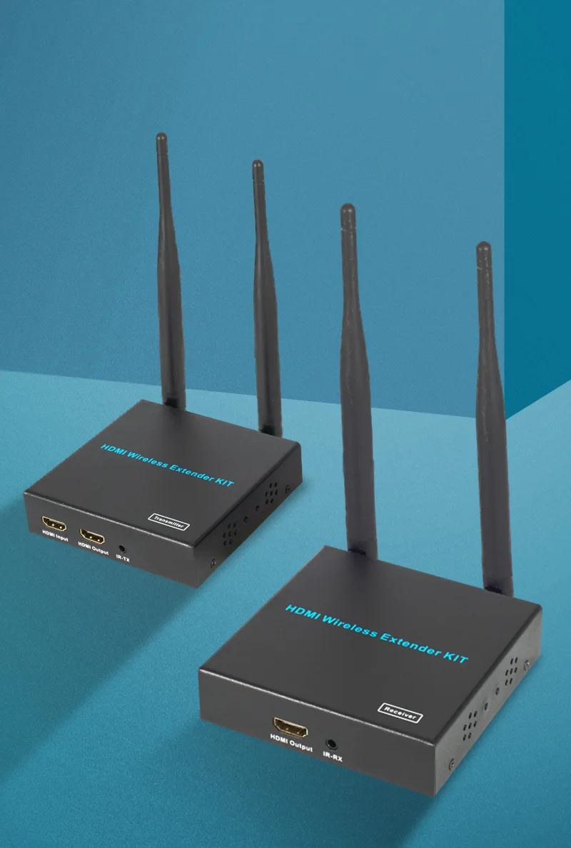 100 м беспроводной HDMI удлинитель HD tv Local Loop Out 1 передатчик на 4 Приемник расширение сигнала HDMI сплиттер 1080P видео ПК на ТВ