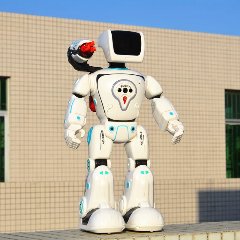 Hydro-electric Hybrid Smart Robot toy Intelligent voice Conversation Gesture Sensing Battle Mode RC Robot Toys for children gift 5