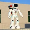 Hydro-electric Hybrid Smart Robot toy Intelligent voice Conversation Gesture Sensing Battle Mode RC Robot Toys for children gift 5