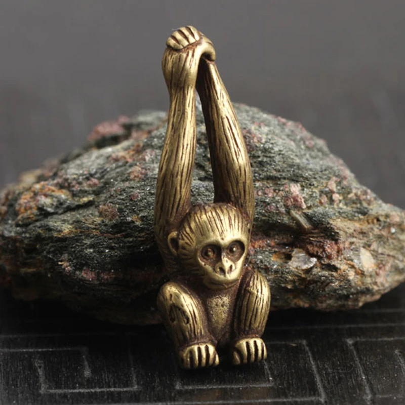 

Vintage retro brass Zodiac money Miniatures Figurines Craft Ornament Desktop table Decor crafts new