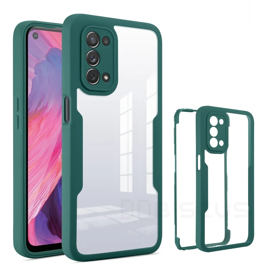 Double Shockproof Front Case For Realme Pro 8i C21 OPPO A74 A54