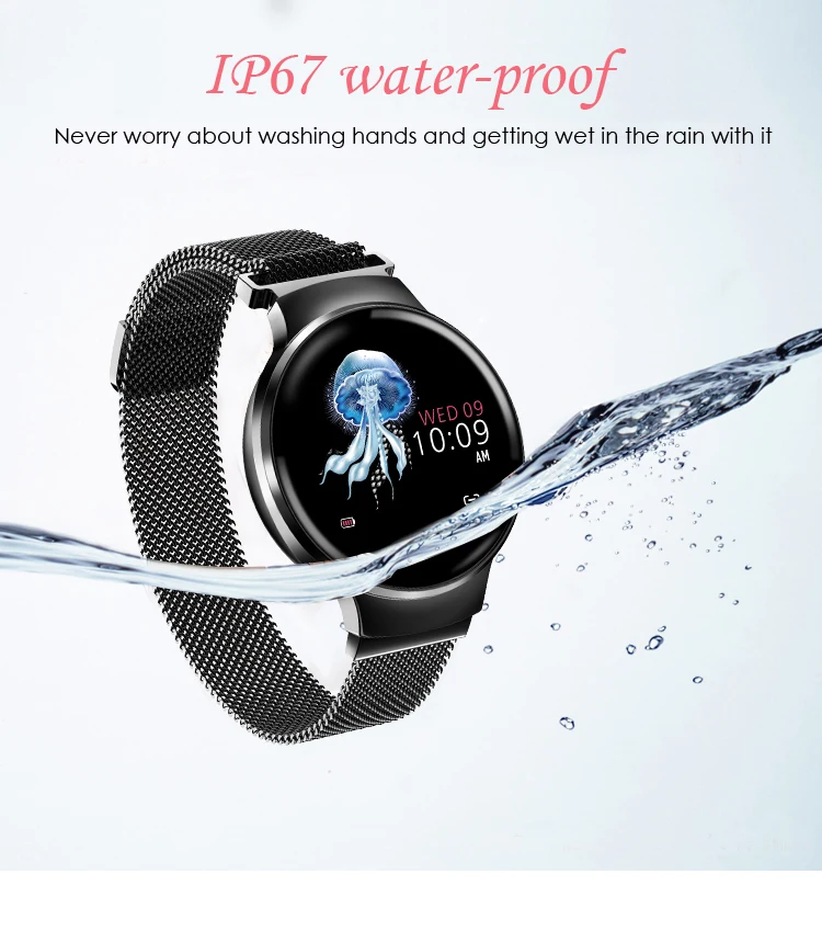 H5 Smart Watch Women Android Watch Fashion Fitness Bracelet Smartwatch with Heart Rate Blood Pressure Monitor Smart Wristband