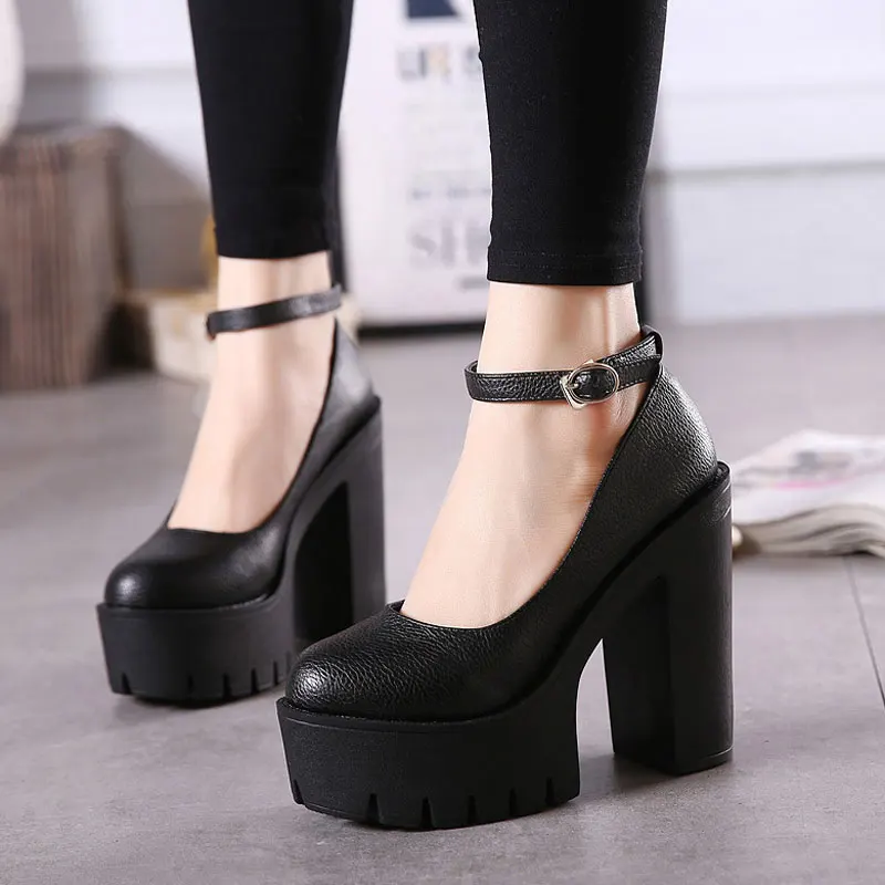 Туфли женские на высоком каблуке 13 см туфли-лодочки платформе пикантные Руслана