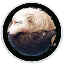 Round Beach Towel Tassel Bohemian Large Blanket Picnic Yoga Mat Travel Boho Tablecloth Toalla De Playa