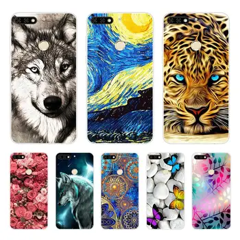 

Case For Huawei Honor 7C Case On Huawei Honor7C 5.7 inch Soft Silicone Phone Cover For Huawei Honor 7C Aum-L41 TPU Cases Coque