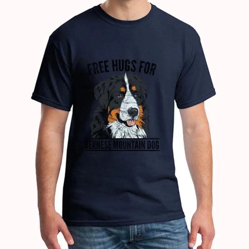 

Designer dogs grudge free hugs for bernese mountain dog t shirt tee men and women big size s~5xL fitted tee tops