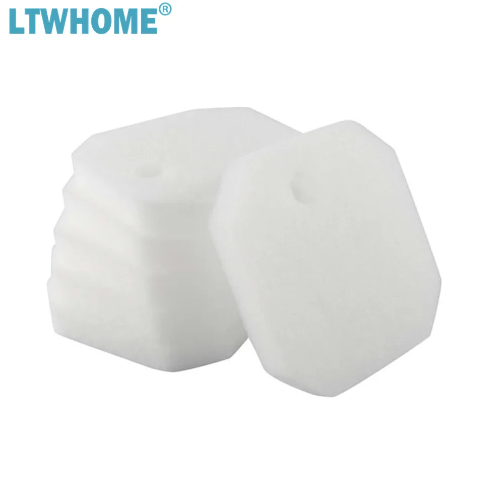 LTWHOME Replacement White Fine Filter Pads for Eheim 2616225, pre filter sponge,activated carbon filter pads