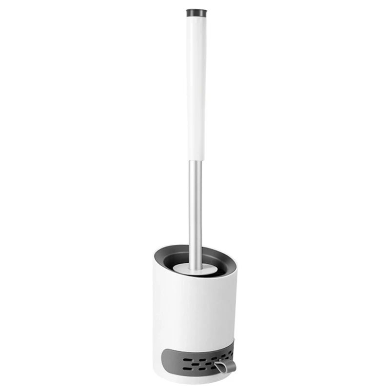 シリコントイレブラシキット 長い柄のステンレス鋼 スタンド付き トイレに最適 Toilet Brushes Aliexpress