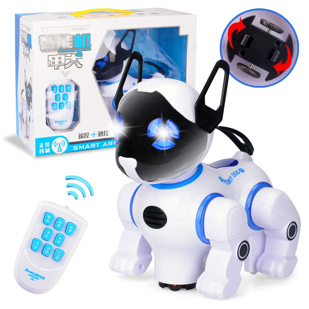 

Foreign Trade T9 Intelligent Robot Dog Touch Sensitive Puppy Story Machine Electric Universal Walking Toy Manufacturers Direct S